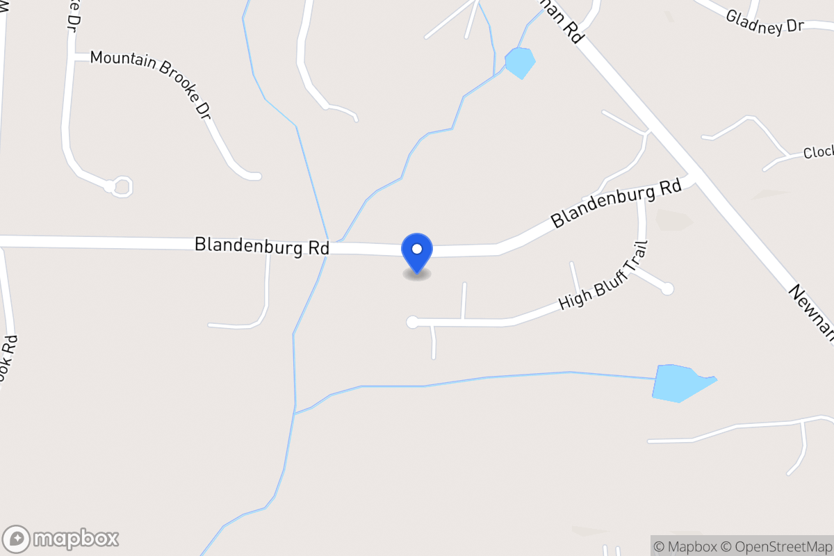Map of 168 High Bluff Trl