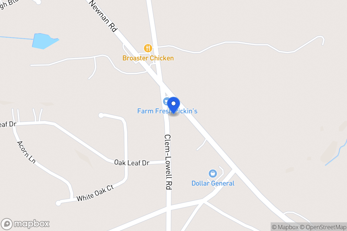Map of 2521 S 16 Hwy