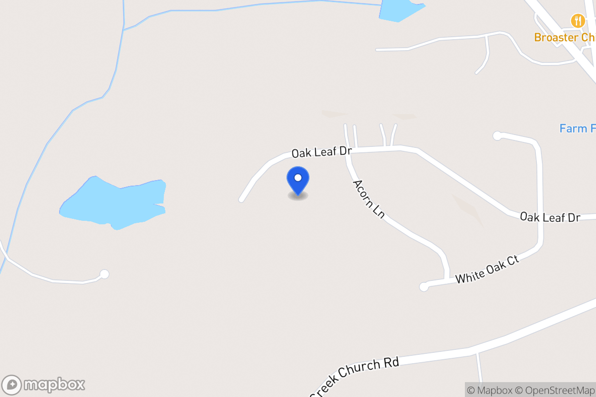 Map of Acorn Ln