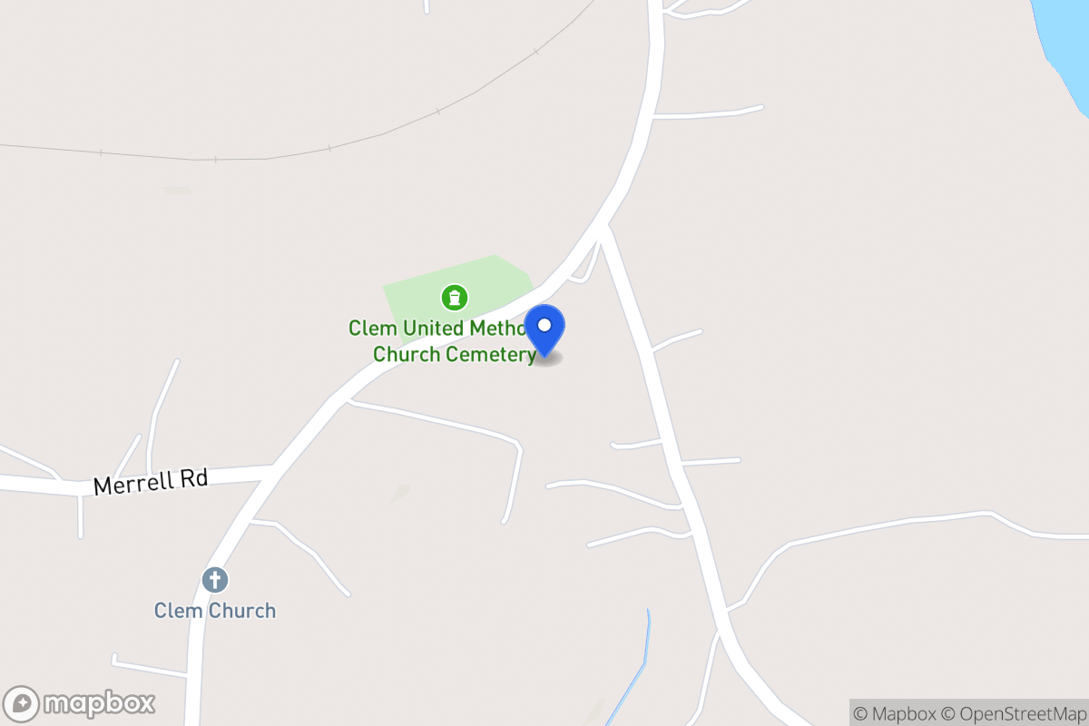 Map of 486 Clem Lowell Rd