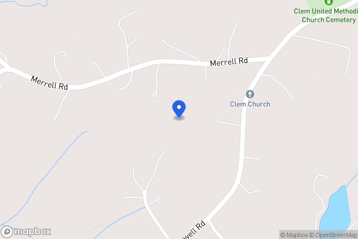 Map of 685 Clem Lowell Rd