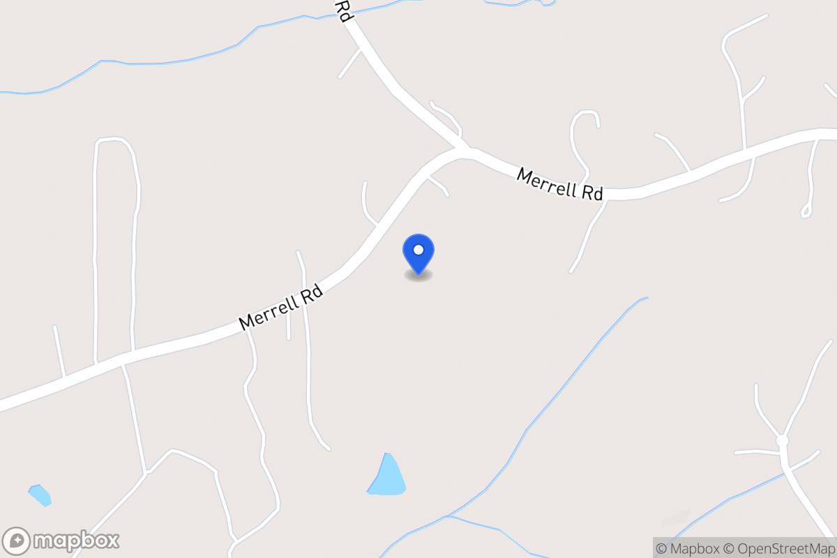 Map of 293 Merrell Rd