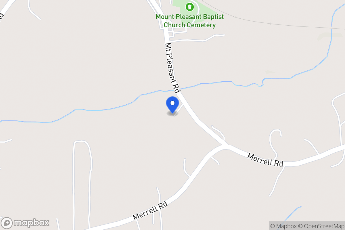 Map of 805 Mt Pleasant Church Rd