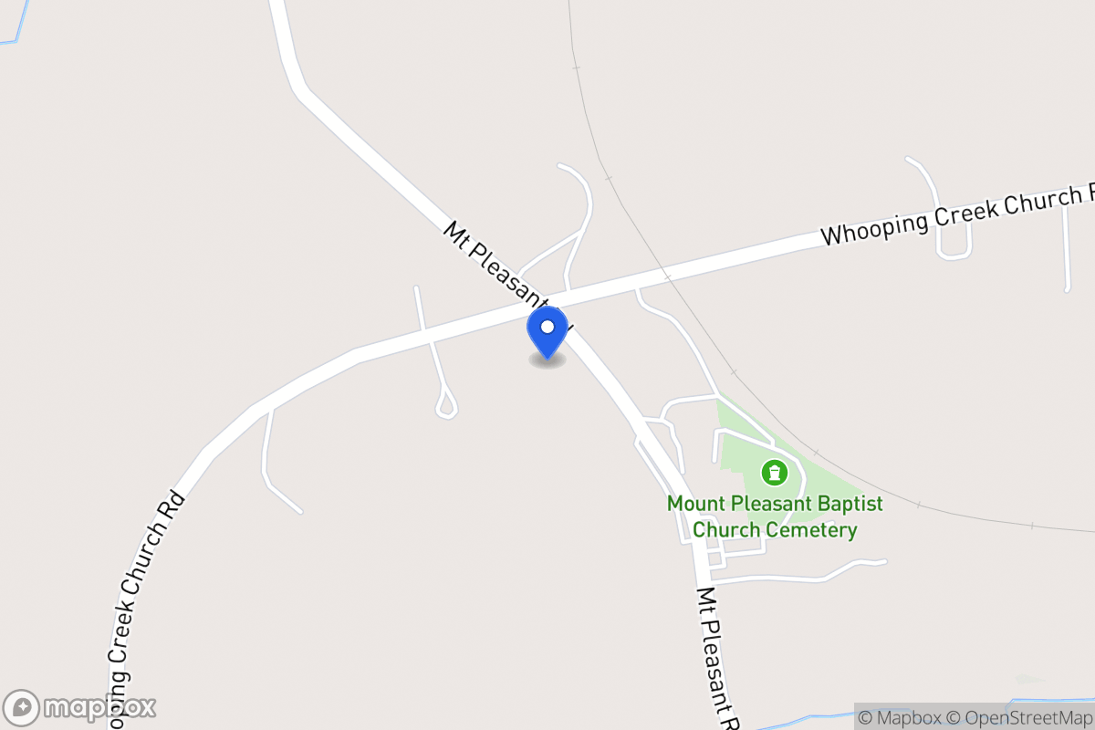 Map of 623 Mt Pleasant Church Rd