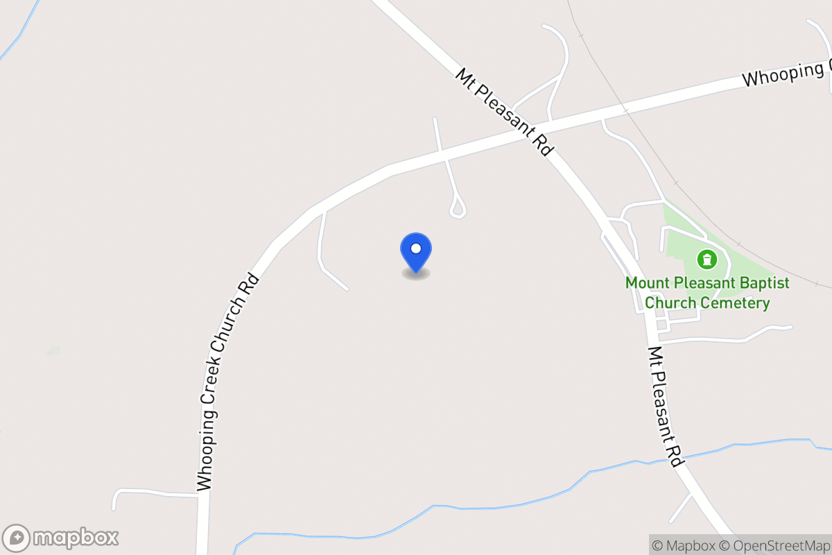 Map of 696 Whooping Creek Church Rd