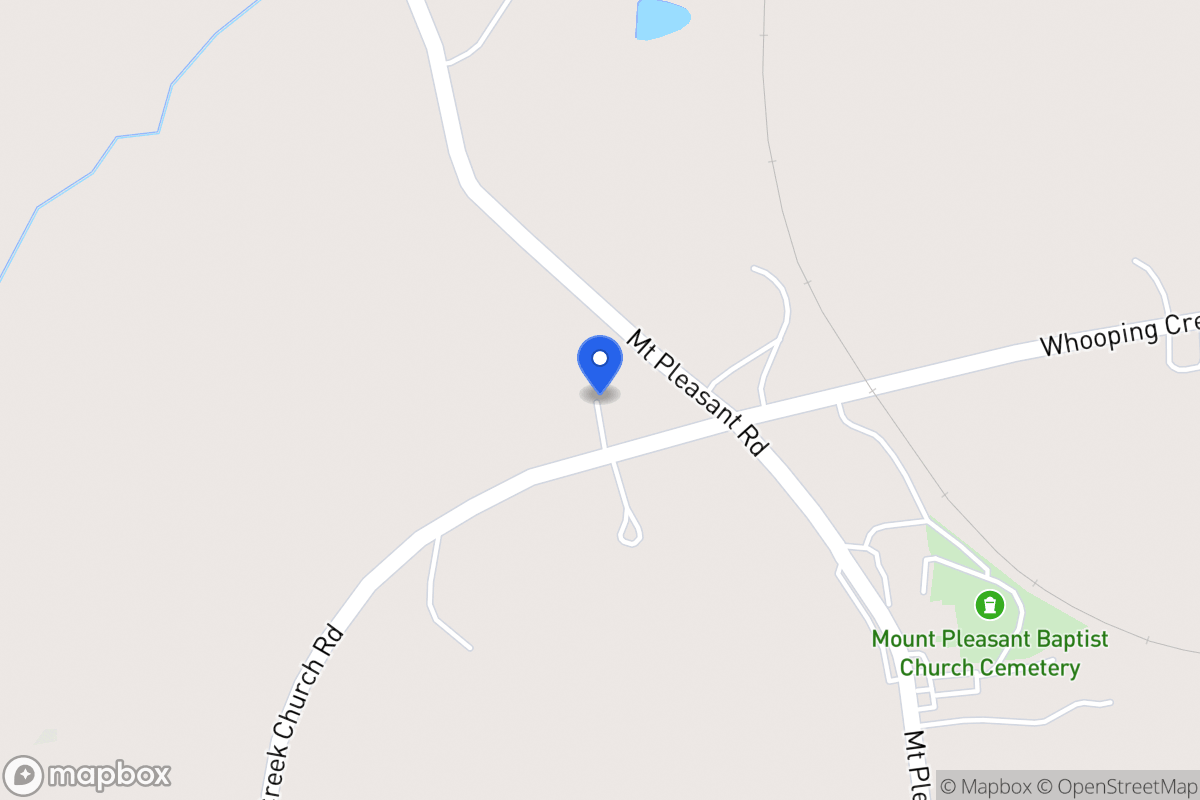 Map of 665 Whooping Creek Church Rd