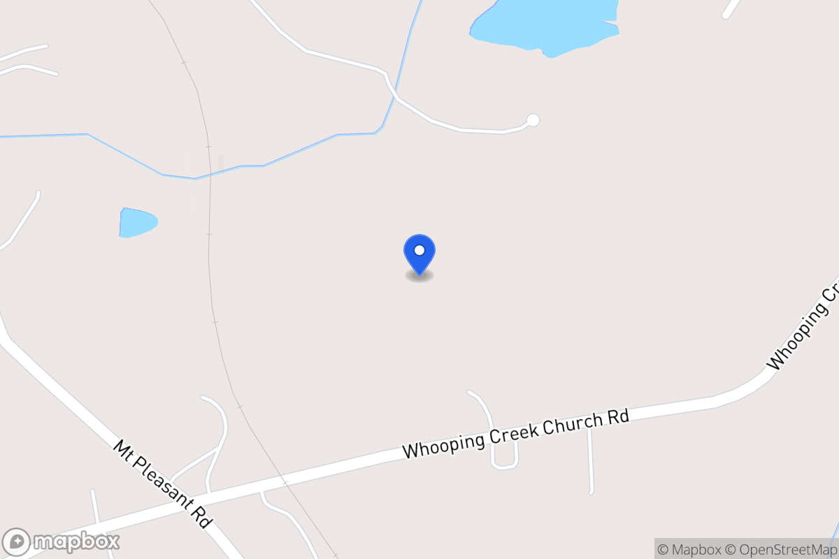 Map of 487 Whooping Creek Church Rd