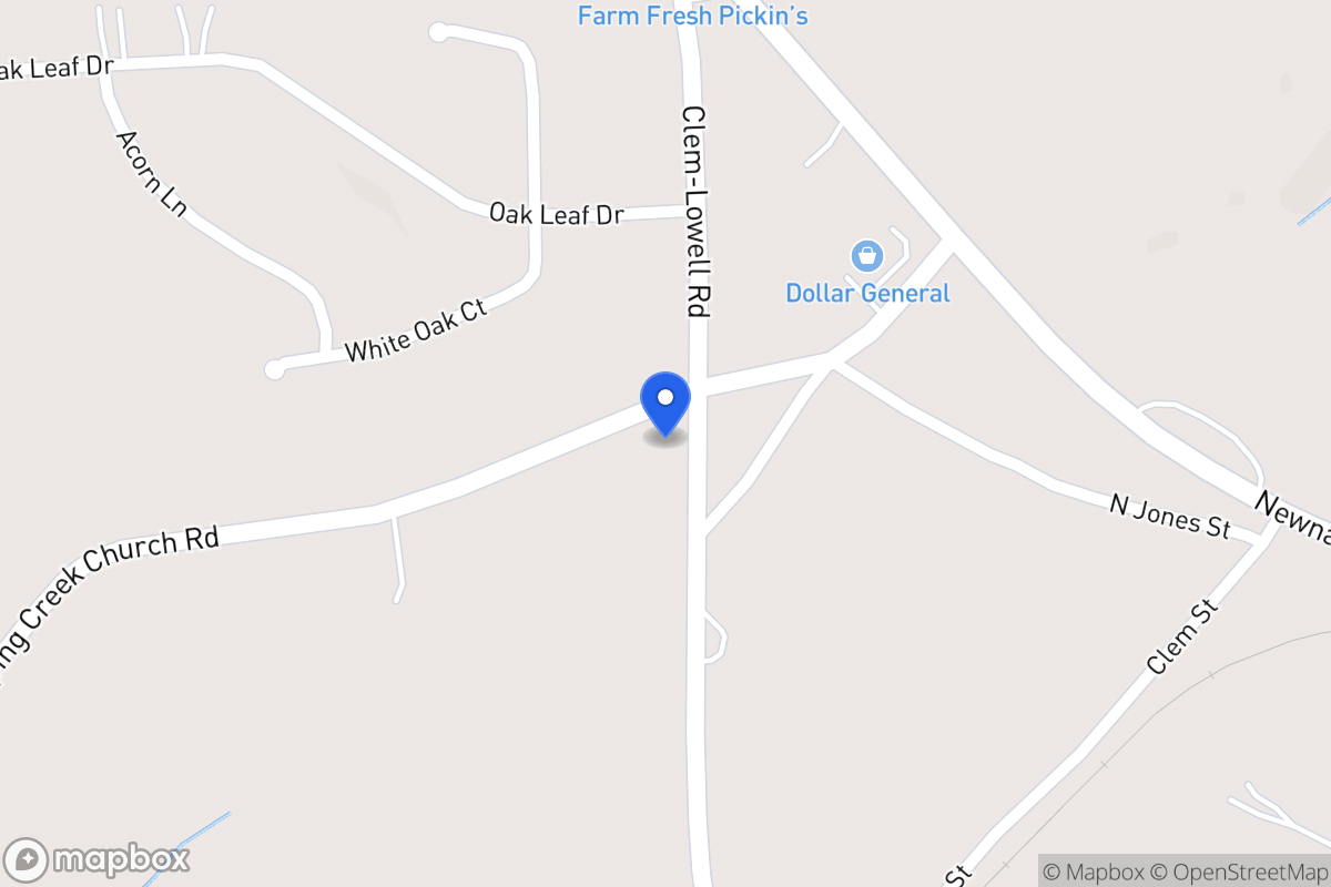 Map of 106 Whooping Creek Church Rd