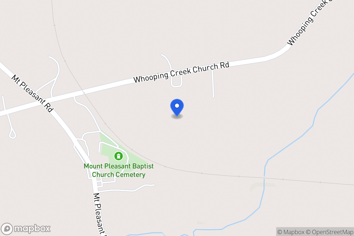 Map of 440 Whooping Creek Church Rd