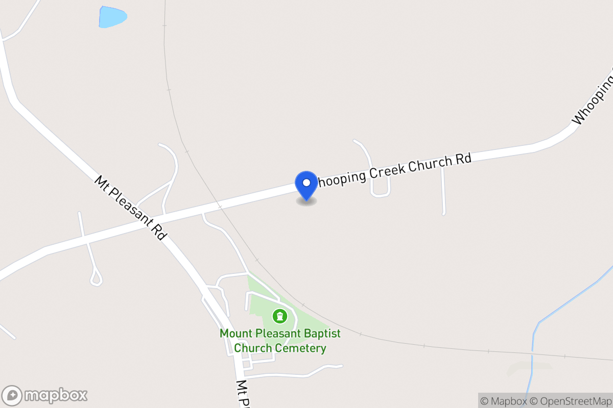 Map of 526 Whooping Creek Church Rd