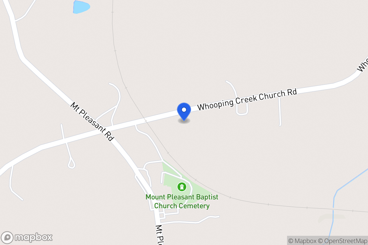 Map of 548 Whooping Creek Church Rd