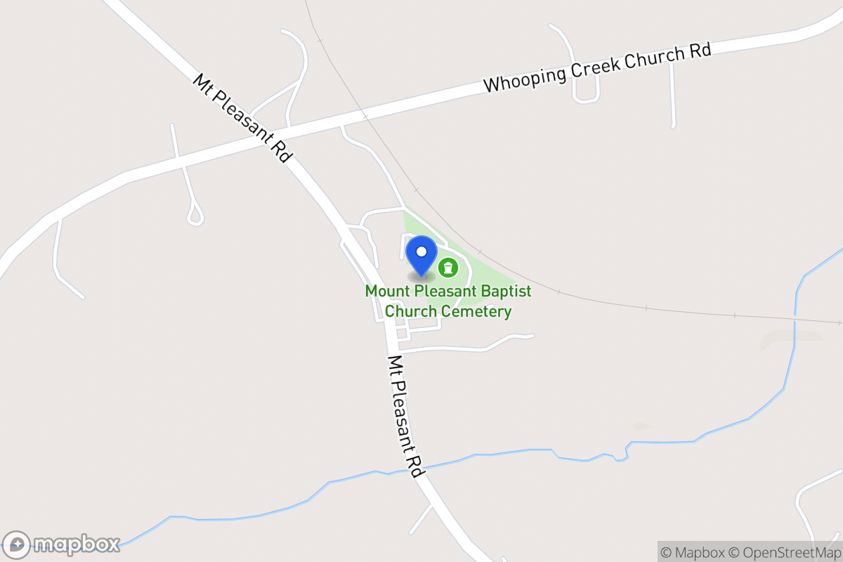 Map of 694 Mt Pleasant Church Rd