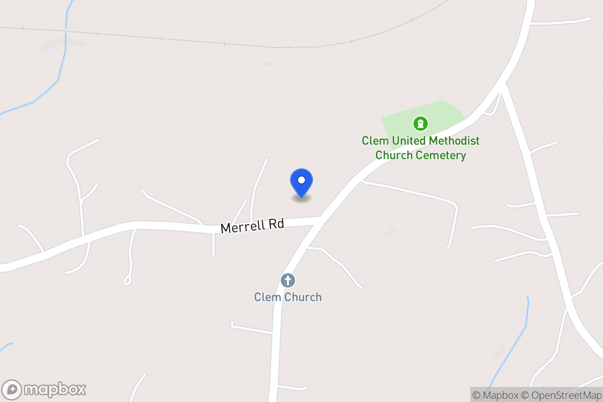 Map of 644 Merrell Rd