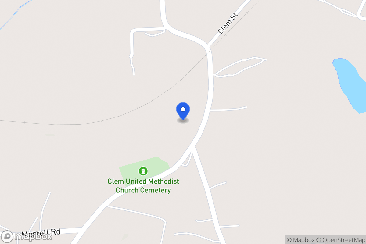 Map of 433 Clem Lowell Rd
