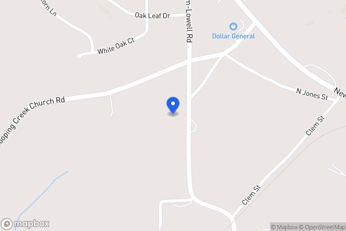 Map of 195 Clem Lowell Rd