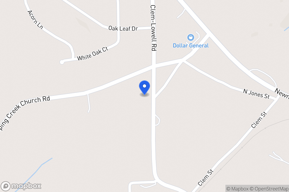 Map of 175 Clem Lowell Rd
