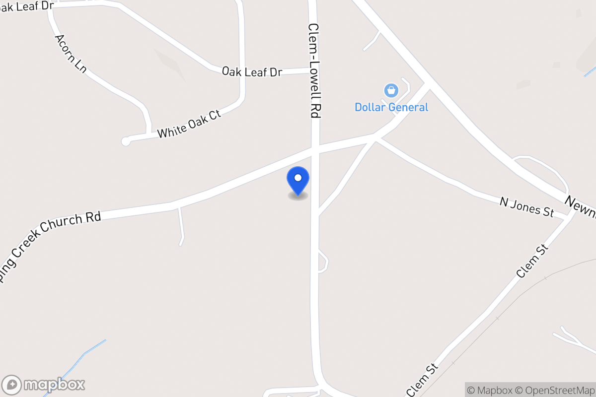 Map of 165 Clem Lowell Rd