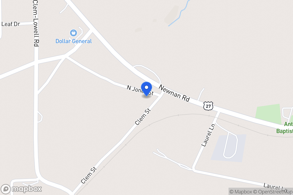 Map of 119 N Jones St