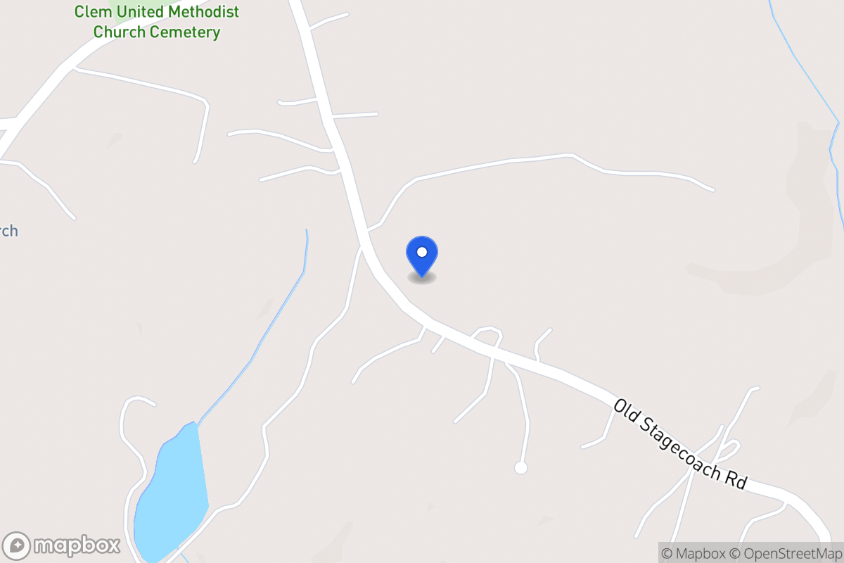 Map of 174 Old Stagecoach Rd