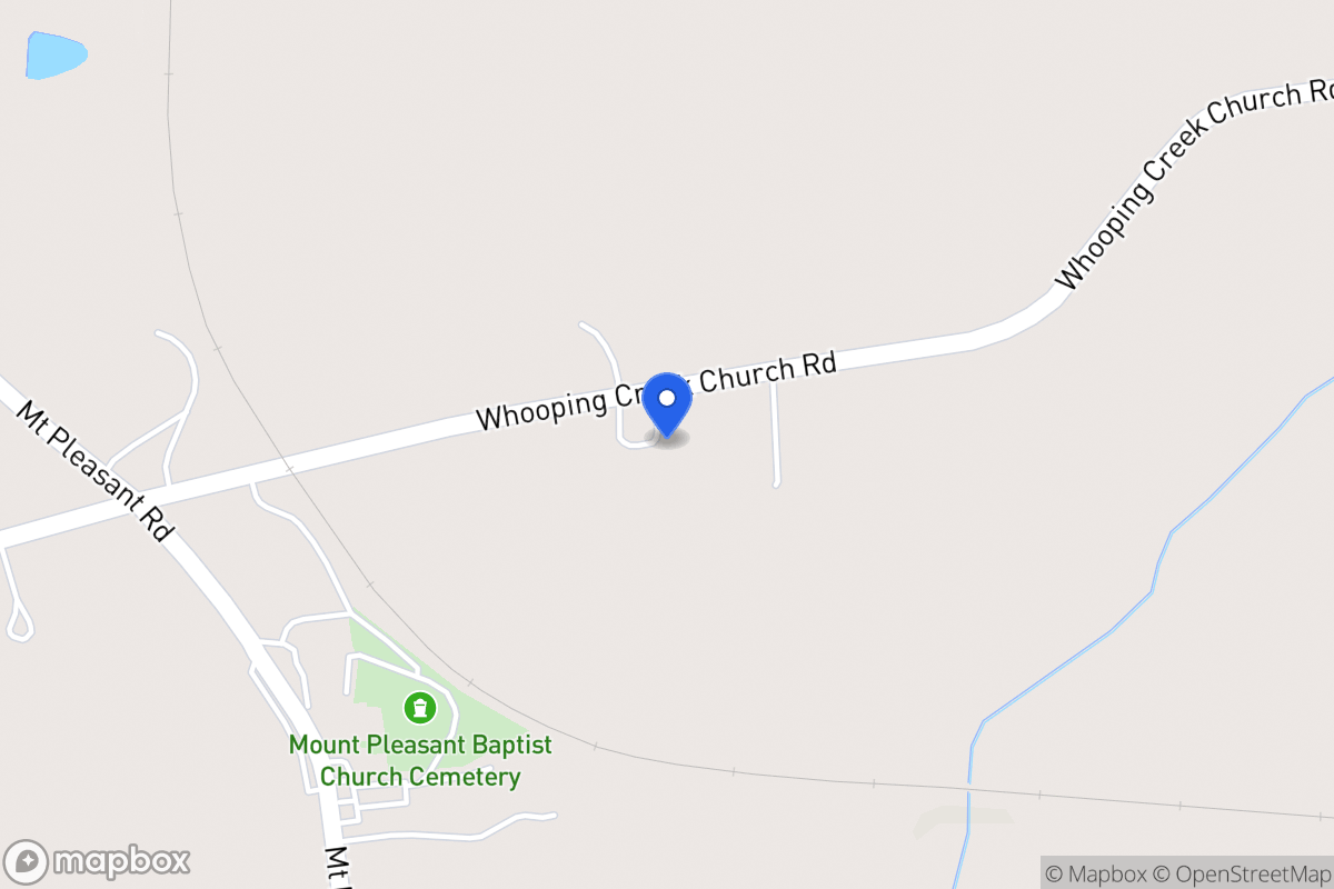 Map of 470 Whooping Creek Church Rd