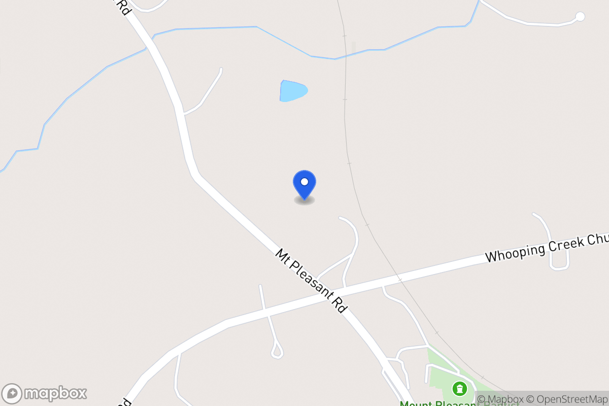 Map of 598 Mt Pleasant Church Rd