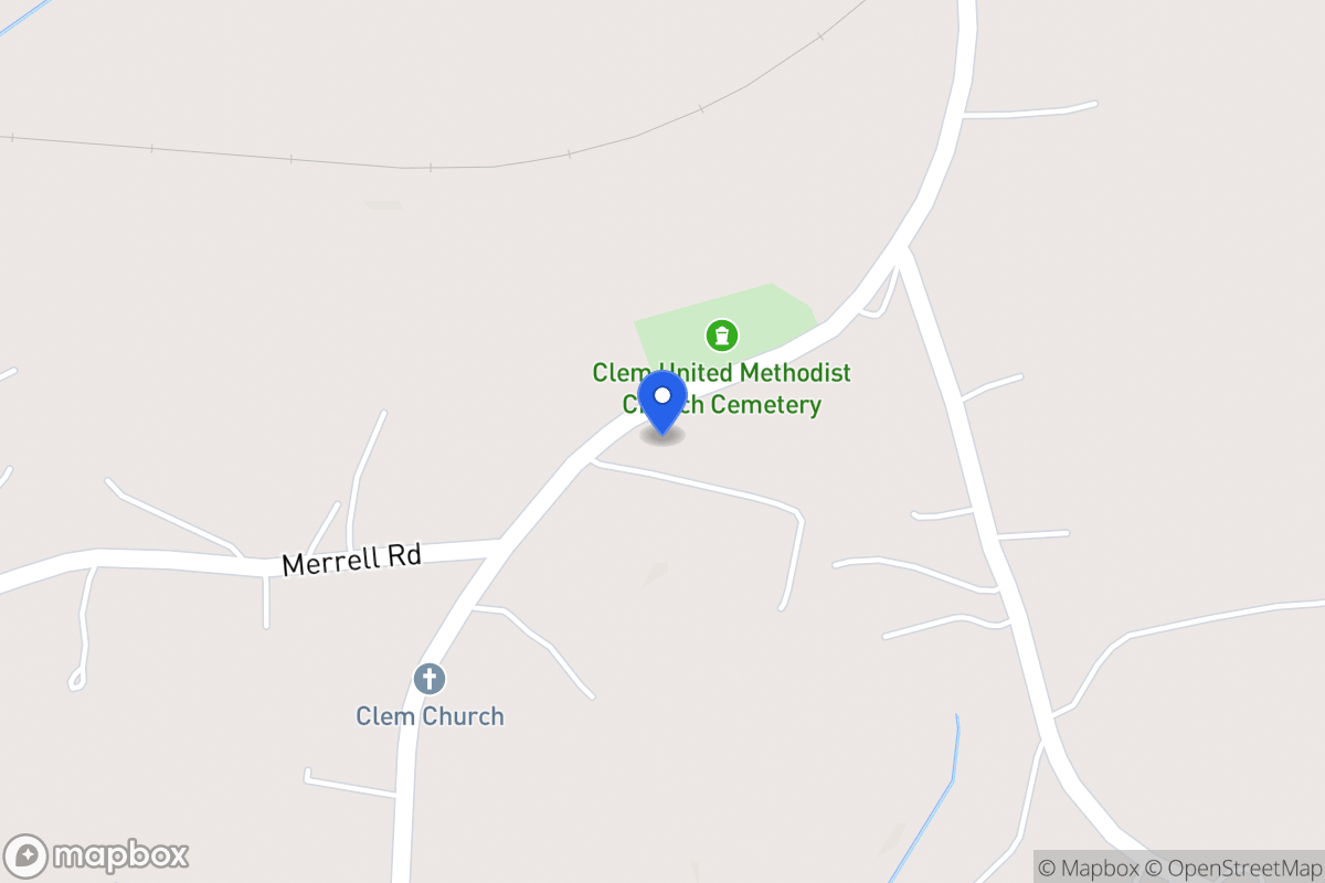 Map of 540 Clem Lowell Rd