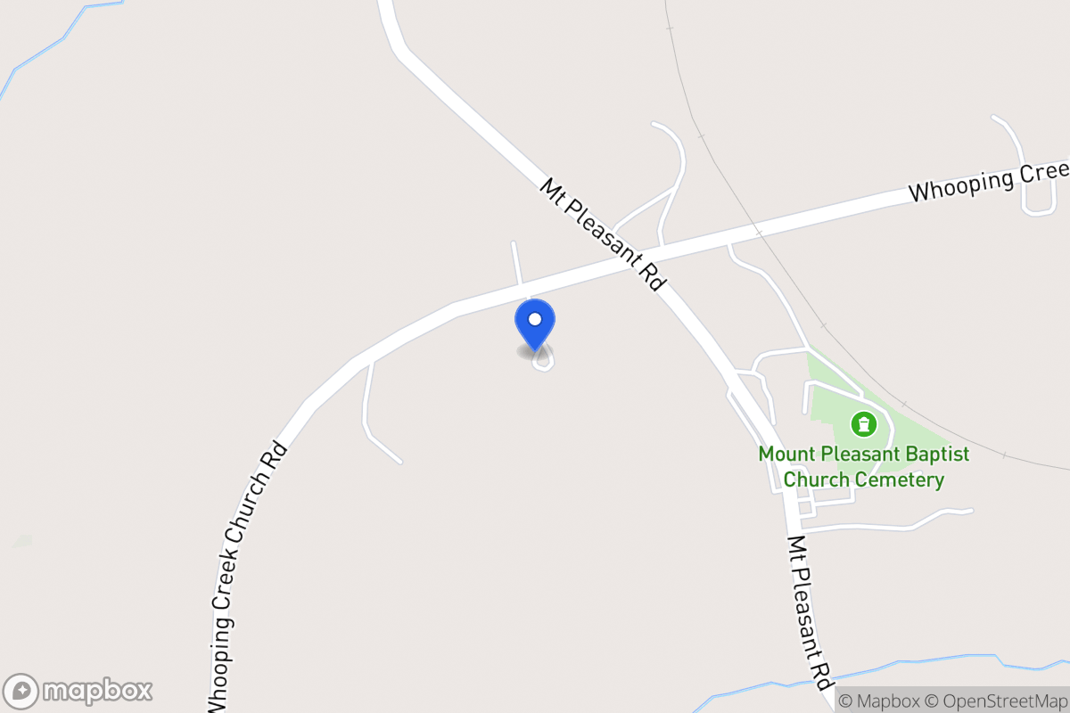 Map of 660 Whooping Creek Church Rd