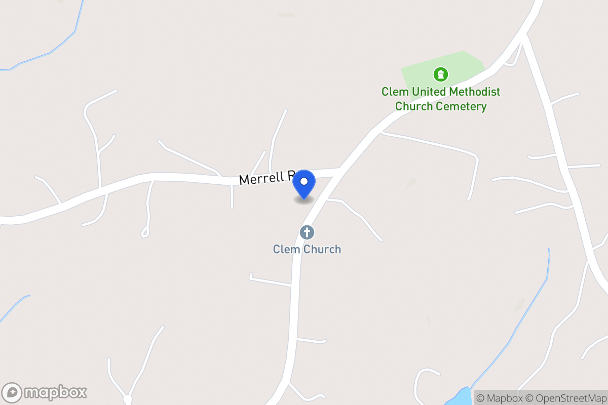 Map of 633 Clem Lowell Rd