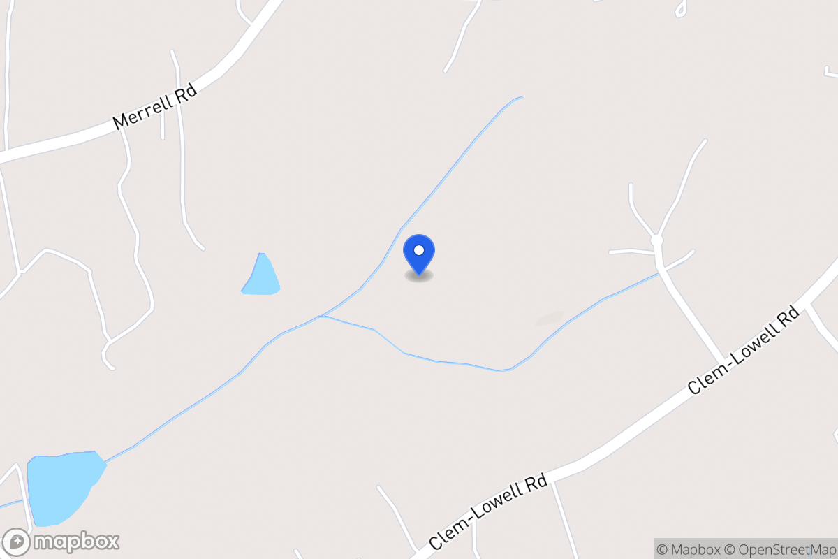 Map of Merrell Rd