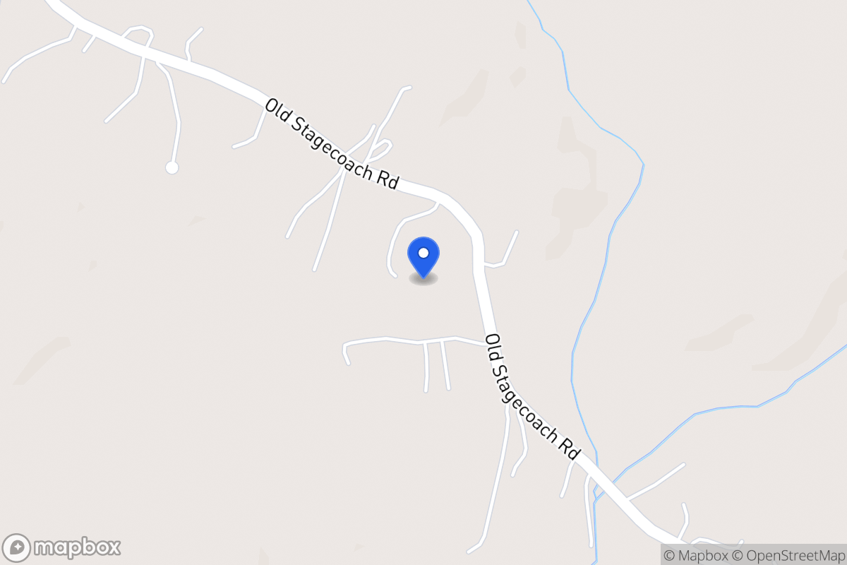 Map of 399 Old Stagecoach Rd