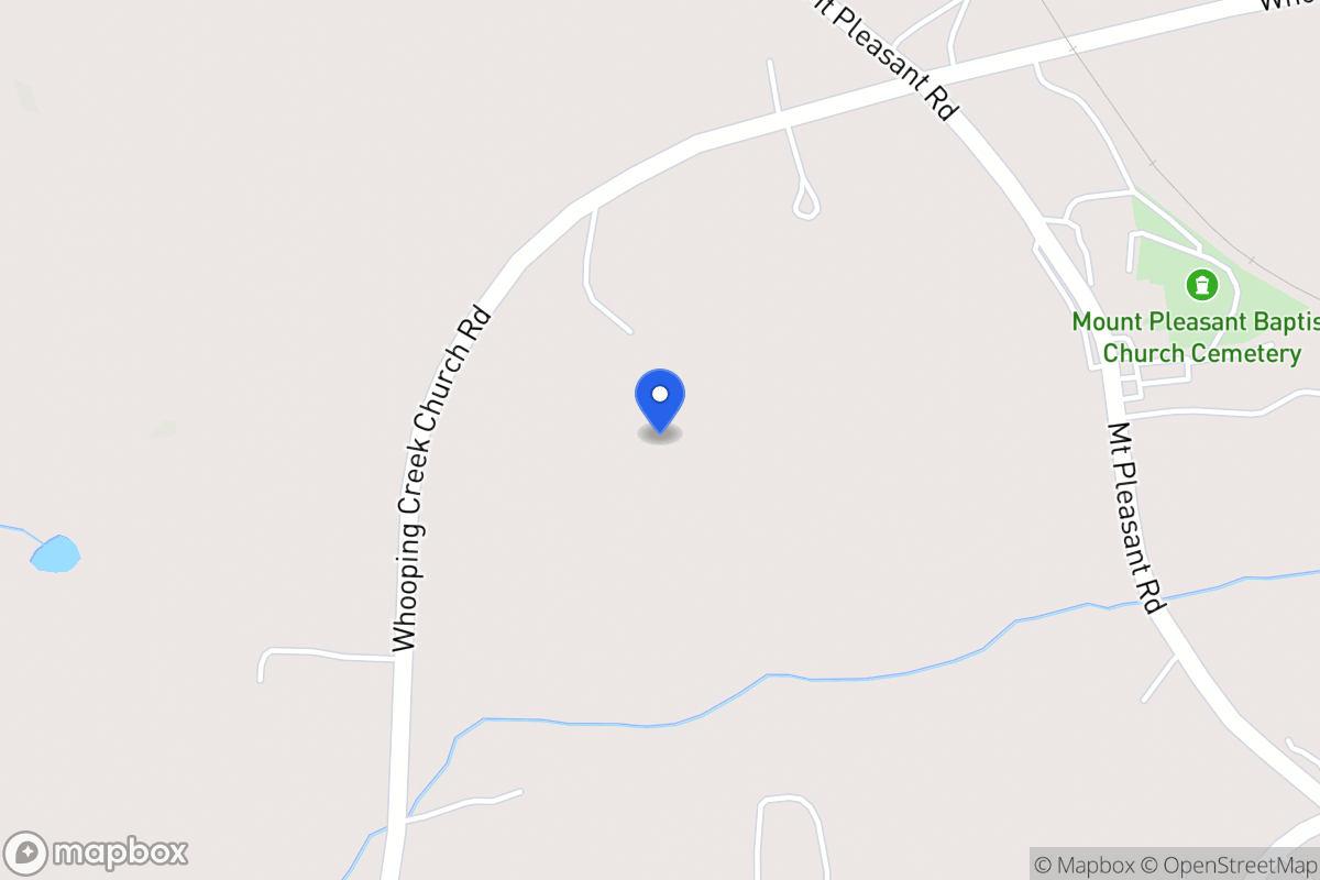 Map of 728 Whooping Creek Church Rd