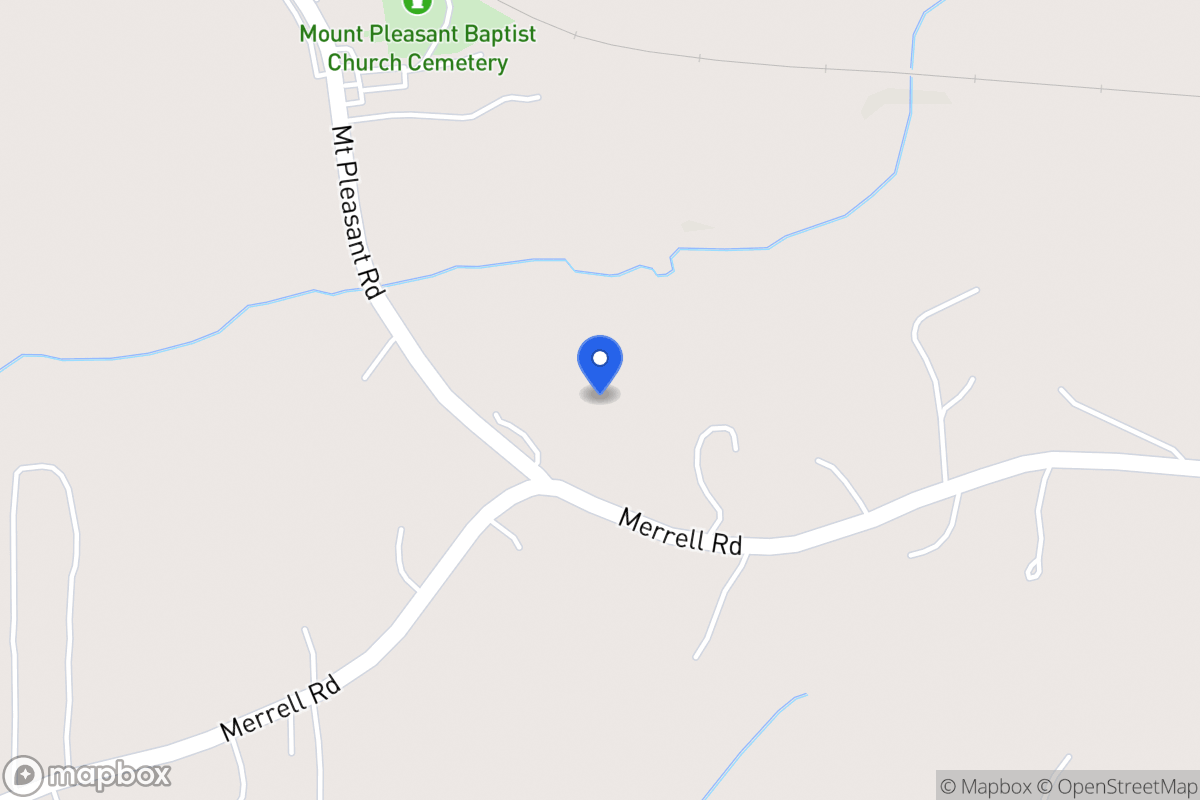 Map of 890 Mt Pleasant Church Rd