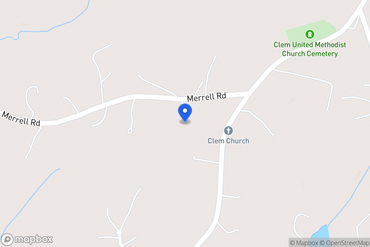 Map of 607 Merrell Rd