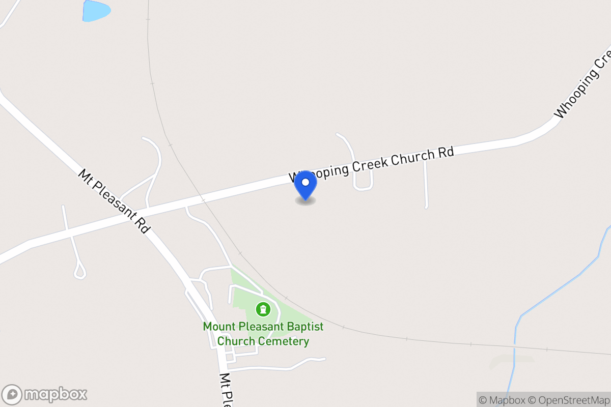 Map of 520 Whooping Creek Church Rd