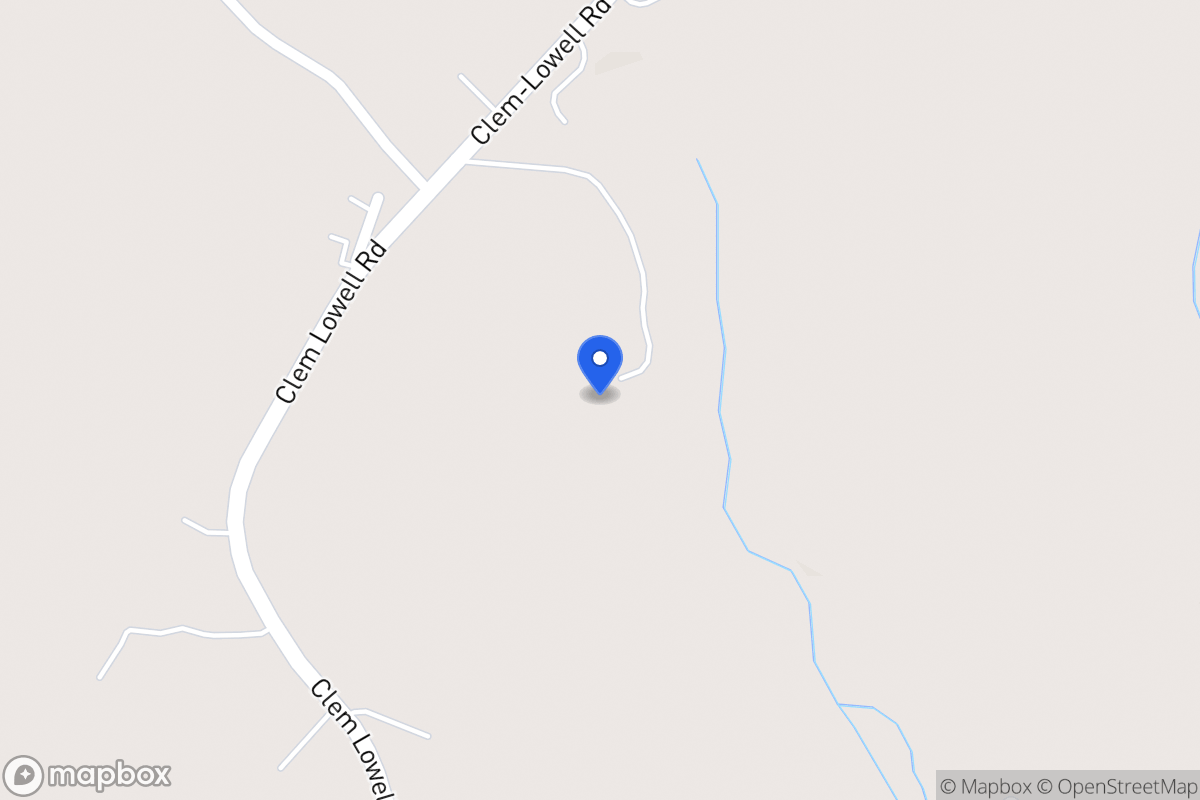 Map of 1112 Clem Lowell Rd