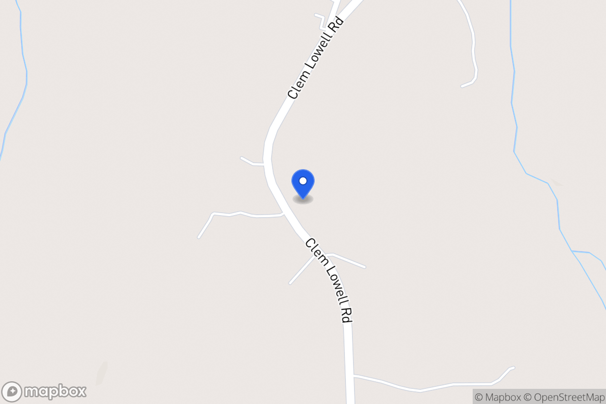 Map of 1314 Clem Lowell Rd
