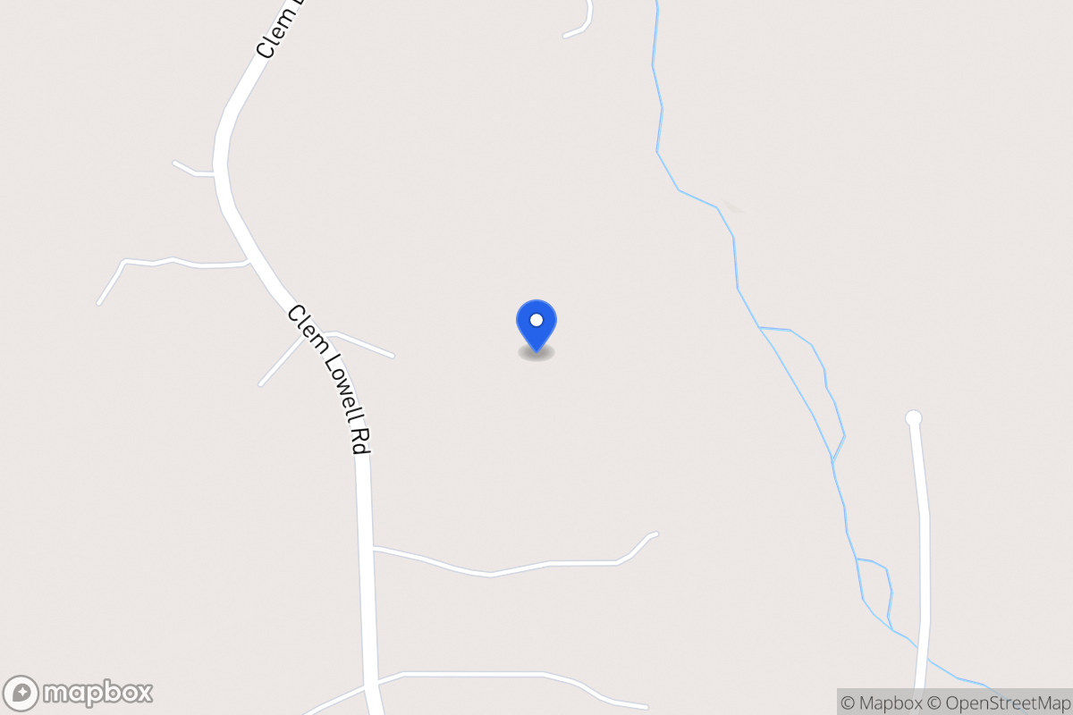 Map of 1374 Clem Lowell Rd