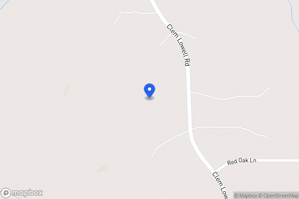 Map of 1447 Clem Lowell Rd