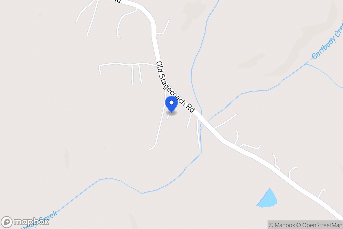 Map of 493 Old Stagecoach Rd