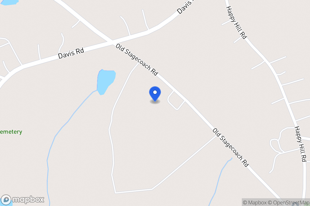 Map of 907 Old Stagecoach Rd