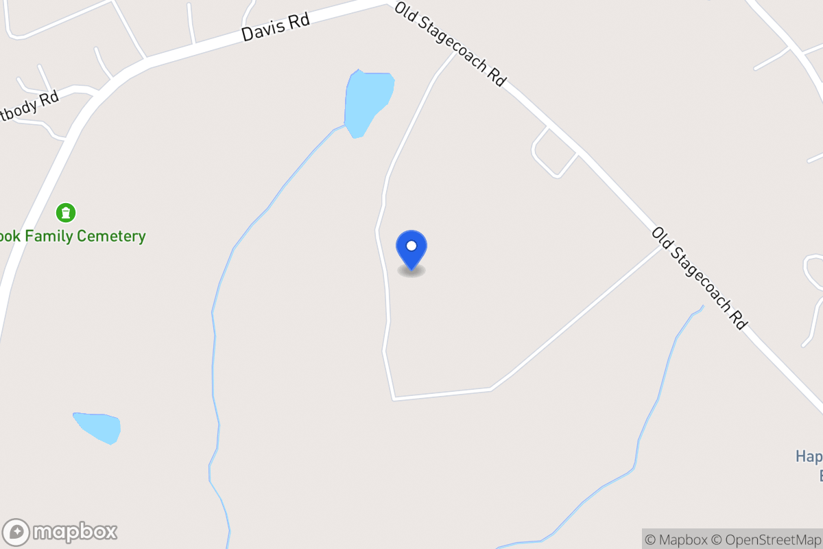 Map of 1043 Old Stagecoach Rd