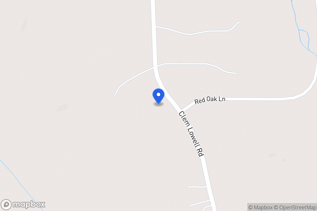 Map of 1545 Clem Lowell Rd
