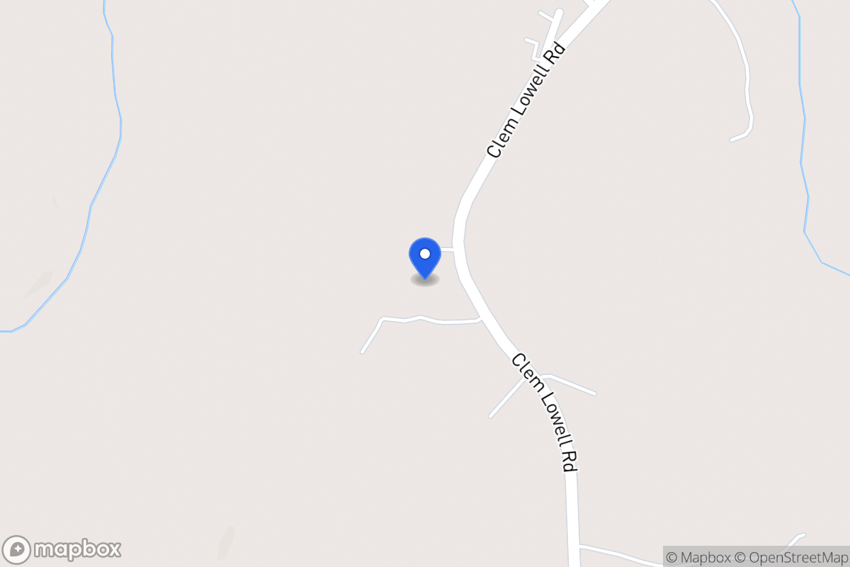 Map of 1291 Clem Lowell Rd