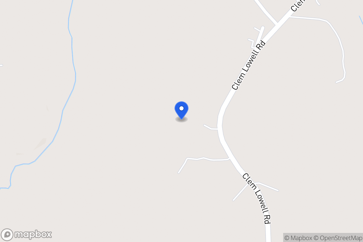 Map of 1281 Clem Lowell Rd