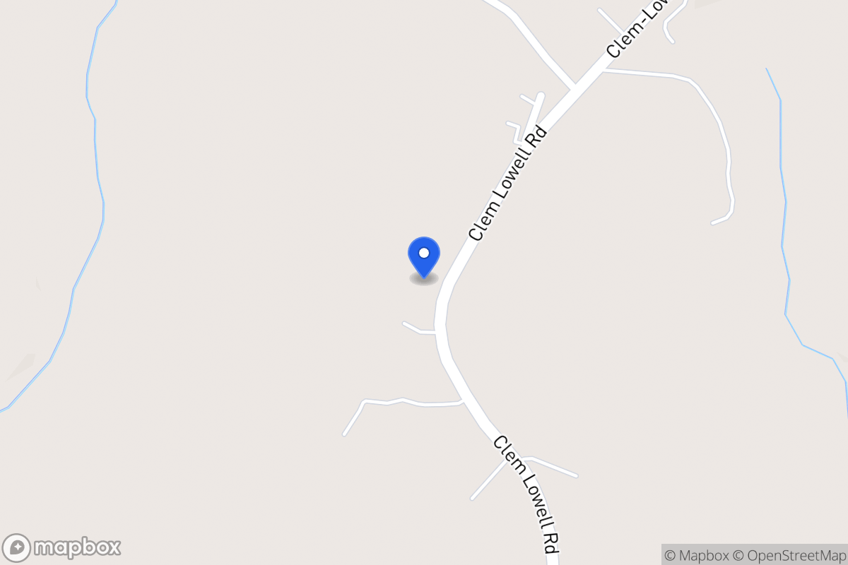 Map of 1255 Clem Lowell Rd