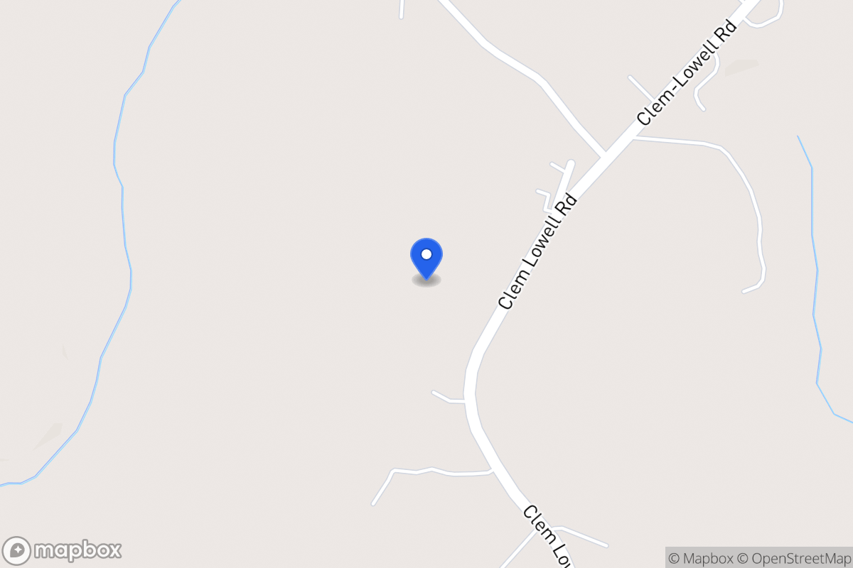 Map of 1241 Clem Lowell Rd