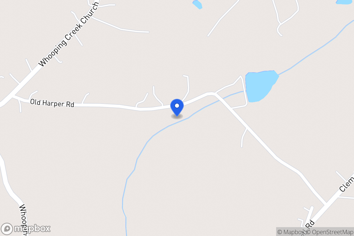 Map of 181 Old Harper Rd