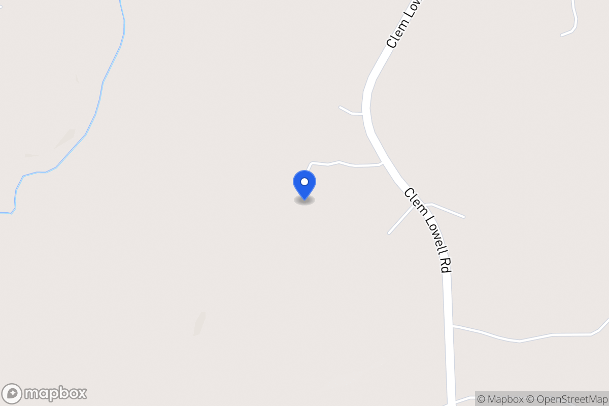 Map of 1325 Clem Lowell Rd