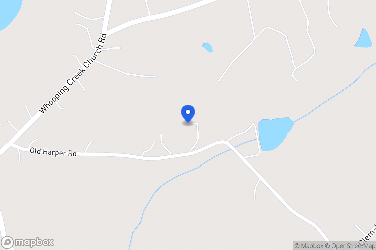Map of 176 Old Harper Rd