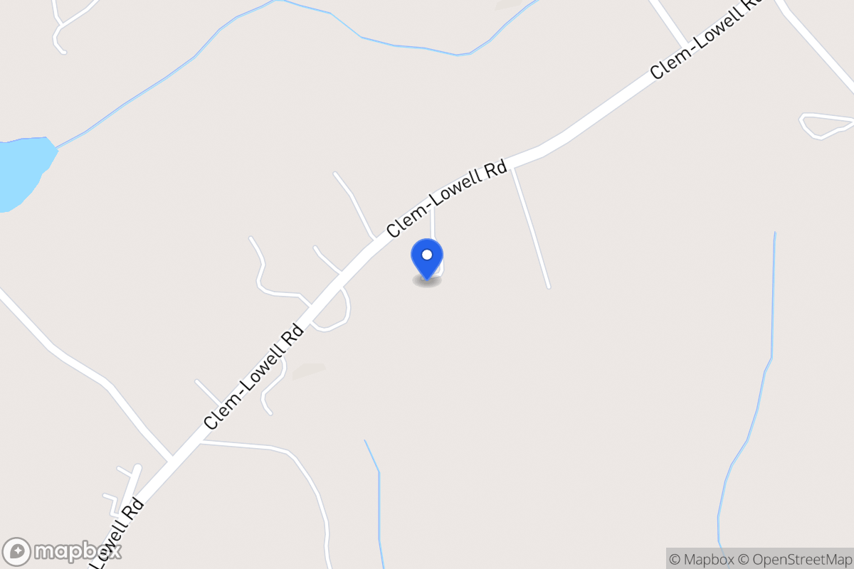 Map of 990 Clem Lowell Rd